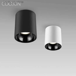 Downlights COOJUN Surface Mounted LED Spotlights Ceiling Lamp 10W/12W/15W/30W/60W Indoor Lighting For Living Room Kitchen Shop YQ240226