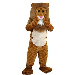 2024 Hot Sales Brown Lion Mascot Costume Fancy dress carnival Cartoon theme fancy dressFancy Dress For Men Women