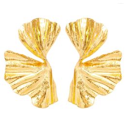 Dangle Earrings JURAN Vintage Metal Golden Leaf-shaped Drop For Women Statement Irregular ZAA Jewelry Holiday Party Accessories