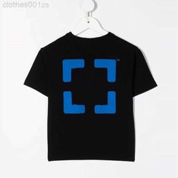 Mens T-shirts Ofs Luxury T-shirt Kids Offs White Boys Irregular Arrow Girls Summer Short Sleeve Tshirts Letter Printed Finger Loose Kid Toddlers Youth Tees 9ZBB