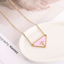 Luxury Designer Gold Silver Pendants Necklace Female Pendant Gold Plated Necklace for Party Jewellery Accessories