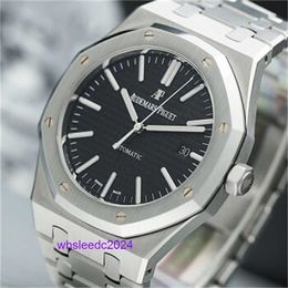 Swiss Mechanical Watches Audemar Pigue Royal Oak Series 2015 41mm Automatic Mens Watch 15400st Black Plate HB 340V