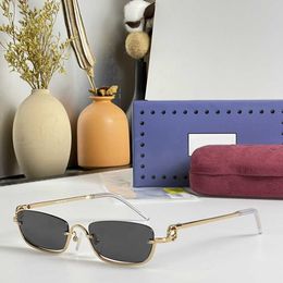 Sunglasses for Women Designer Glasses Men Modern Sophistication Small Square Frame High Quality Half Sun Shades