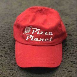 Ball Caps New Pizza Hat baseball cap suitable for both women and men Dad Hat Summer Sunshine Pizza Cotton Button Back Embroidered Sports Hat Casual Brand J240226