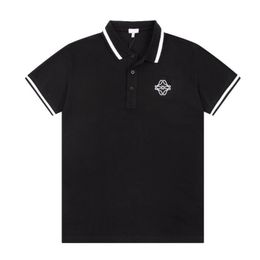 Męskie designerskie koszule polo z literami haftowe letnie polo dla mężczyzn T-shirt T-shirt oddychające z krótkim rękawem Ubranie M-3xl
