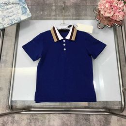 New kids POLO shirt summer t shirt baby T-shirt Size 100-150 Embroidered logo boy Short sleeve Cotton girl lapel tees 24Feb20