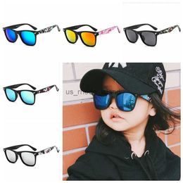 Sunglasses Frames Kids Camouflage Sunglasses Baby Military Goggles Glasses Girls Boys Mirror Coating Eyewear Flat Shark Infant Glasses 2022