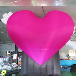 wholesale 6mH (20ft) With blower Free Ship Outdoor Activities advertising giant inflatable heart balloon ground balloons for sale