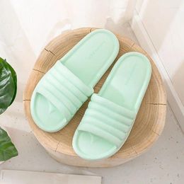 Slippers Fashion Couples Cute Sandals Unisex Home Bathroom Indoor EVA Summer Floor Flip Flops Non-slip Women Men Shoes