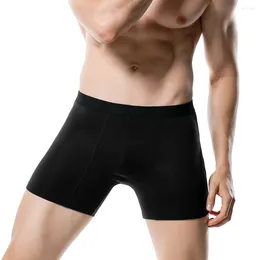 Underpants 4 Pcs Boxer Men Underwear Man Bokserki Cotton Long Cueca Masculina Shorts Para Hombre Homme