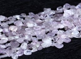 Discount Whole Natural Genuine Purple Pink Kunzite Spodumene Nugget Loose Beads Form 810mm Fit Jewellery 16quot 053458674476