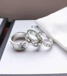 New Famous Fashion 925 Sterling Silver Skull Ring For Men And Women Party Wedding Have Original Box Upscale Jewellery Bride Gift6682493