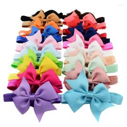 Hair Accessories 10Pcs/Set Multi Colour Band Bows Headband Girl Cute Bow Bright Headwear Headdress N84E