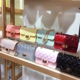 Jelly Handbags Women's Shoulder PVC Mini Crossbody Bags for Women 2020 Small Cluth Purse Clear Transparent Messenger Bag Q111302U