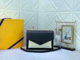 Luis Vuittons Made Lvse Louisehandbag Design Womens Fashion Classic Top Chain Bag Soft Cowhide Metal Parts Rotating Buckle Chain Style Casual Versatile Single Shou