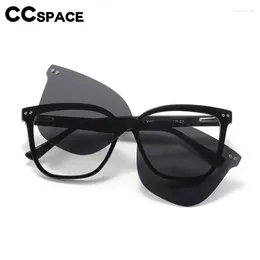 Sunglasses Frames 56688 Magnetic Clip Polarised Optical Spectacle Frame Men Women Fashion Rivet Tr90 Glasses Prescription