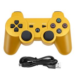 Dualshock 3 Wireless Bluetooth Joysticks for PS3 Vibration Controler Controls Joystick Gamepad for PS Ps3 Game Controllers with Retail Box DHL