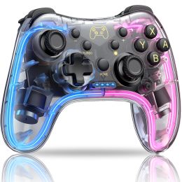 Gamepads Video Game Gamepads RGB Wireless Pro Controller Compatible Nintendo Switch/Switch Lite/Switch OLED/Android/IOS/Windows PC/Mobile