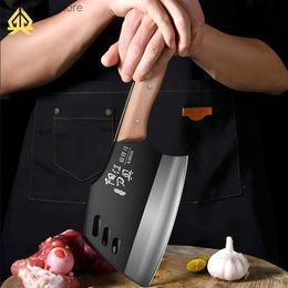 Kitchen Knives XTL Stainless steel kitchen knife thickened bone chopping knife household bone chopping knife slicing knife Q240226