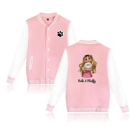 Jackets Rebekah Wing Merch Beki & Fluffy Baseball Uniform Fleece Jacket Women Streetwear Coats Girls Tops