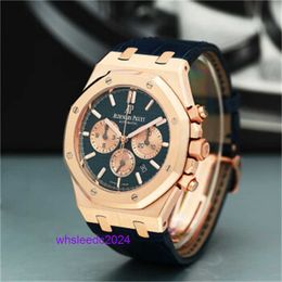 Swiss Mechanical Watches Audemar Pigue Airbnb Royal Oak Series 2024 18k Rose Gold 41mm Automatic Mechanical Mens Watch 26331or HB FE3O