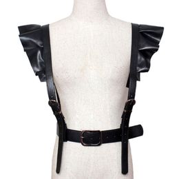 Belts 2021 Personality Shoulders Sexy Belt Faux Leather Body Bondage Corset Female Harness Waist Straps Suspenders293A