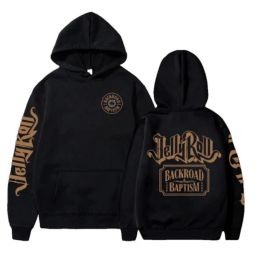 Jelly Roll Backroad Baptism Tour Hoodie Hip Hop Long Sleeve Streetwear Men Women Hooded Sweatshirt 2023 World Tour Clothes