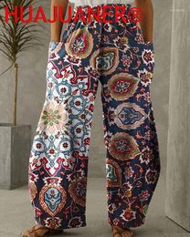 Women's Pants Butterfly Print Women Fashion Loose Wide-leg Jogging Cargo Pant Vintage Sportwear High-waist Straight-leg Casual Trousers