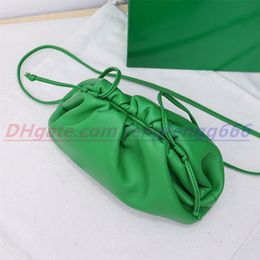 High quality unique Designer weave Shoulders Bags Solid Colour TEEN POUCH Handbag women Leather shoulder strap Cross body bag Hobo 3027