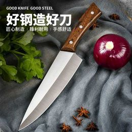 Kitchen Knives 8inch Chef Knife rosewood Handle stainless steel kitchen knife butcher skining knife super fast sharp boning knife Q240226