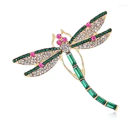 Brooches Crystal Vintage Dragonfly For Women Insect Brooch Pin Dress Coat Accessories Cute Jewellery