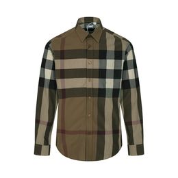 3 Designers Mens casual shirts quality designer business tees classic long Sleeve Shirt solid Colour letter spring autumn blouse plus size S/M/L/XL/2XL#18