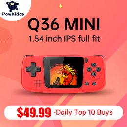 Players POWKIDDY NEW Q36 Mini 1.5 Inch Ips Screen Open Source Handheld Game players Keychain Mini Console Children's Gifts
