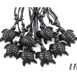 Pendant Necklaces Lot 12 Pcs Sea Turtle Hawaii Surf Necklace Whole Xl613193111 Drop Delivery Jewelry Pendants Dhvw8