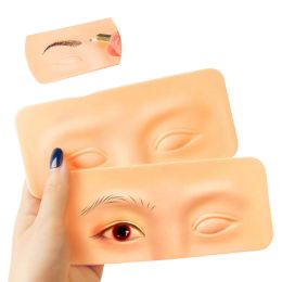 accesories Premium 5D Silicone Eyebrow Tattoo Practise Training Skin Pad for Eye Permanent Makeup Board Beauty Academy Cosmetic Synthetic