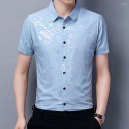 Men's Polos Outerwear Style Can Be Worn Open Short Sleeved Elegant POLO-Shirt 2024 Summer Men Clothing Simple Classic Top W5592