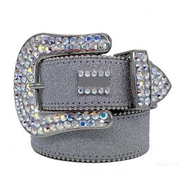 Designer Designer Bb Belt Simon Belts for Men Women Shiny Diamond Belt High quality soft comfortable durable artificial leather durable Multicolour with Bling Rhin