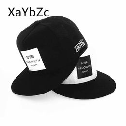 Ball Caps Fashion Mens BROOKLYN Letter Cotton Adjustable Baseball Hat Leather Label N86 Hip Hop Hat Sun Unisex Button Hat J240226