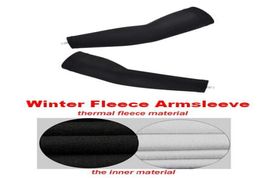 2022 Black Cycling Winter Fleece Arm warmers MTB Thermal Cycling Armsleeve A1118678280