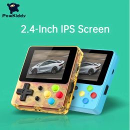 Players Powkiddy Q13 LDK 2.4 Inch IPS Screen 88FC Handheld Video Game Console BuiltIn 188 8Bit FC Retro Games Players Children's Gifts
