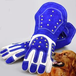 Equipment Dog Antibite Protection Gloves Cat Scratch Snake Bite Pet Bite Gloves Leather Thickening Training Dog Animal Antibiting Gloves