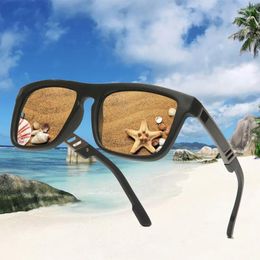 Sunglasses Tr90polarization Square Flexible Driving Rubber Sun Glasses Men Polarized Sunglases For Women