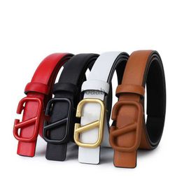 Belts New Womens Belts 2.5CM Letter V Colour Belt 7 Colours Luxury Brand Jeans Dress Decorative Belt 240226