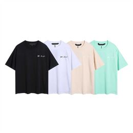 Mens Luxury Designer Mens T-shirt Womens Summer monogram Print Fashion Palm top Breathable casual beach wear short sleeve crew collarS-XL