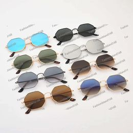 2024 Gradient Polarised Lady Sunglasses Hexagon Fashion Sun Glasses Women Female Brand New Vintage Metal Frame Trendy Shades