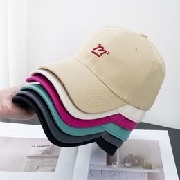 2024 Hot Sellig Football Professional Soccer 2024 New Three-Dimensional Simple Letter M Embroidery Baseball Cap Men and Women Couple Shoppin