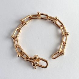 Jewellery box bracelet versatile chain U bracelets letter geometry chain alphabet bracelet exquisite gifts for party bracelet set gift