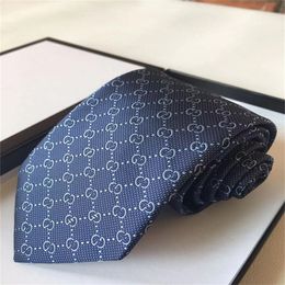 SS High quality Ties Designer Silk Necktie black blue Jacquard Hand Woven for Men Wedding Casual and Business Necktie Fashion Neck Ties Box