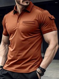 Men's Polos Polo Shirt With Front Pocket - Sporty For Men