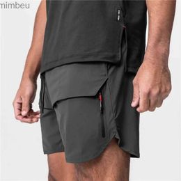 Men's Shorts Man Sport Shorts Men Sportswear Fashion Running Shorts Quick-drying Beach Bottoms Summer Gym Fitness Training Jogging Short Pant 240226